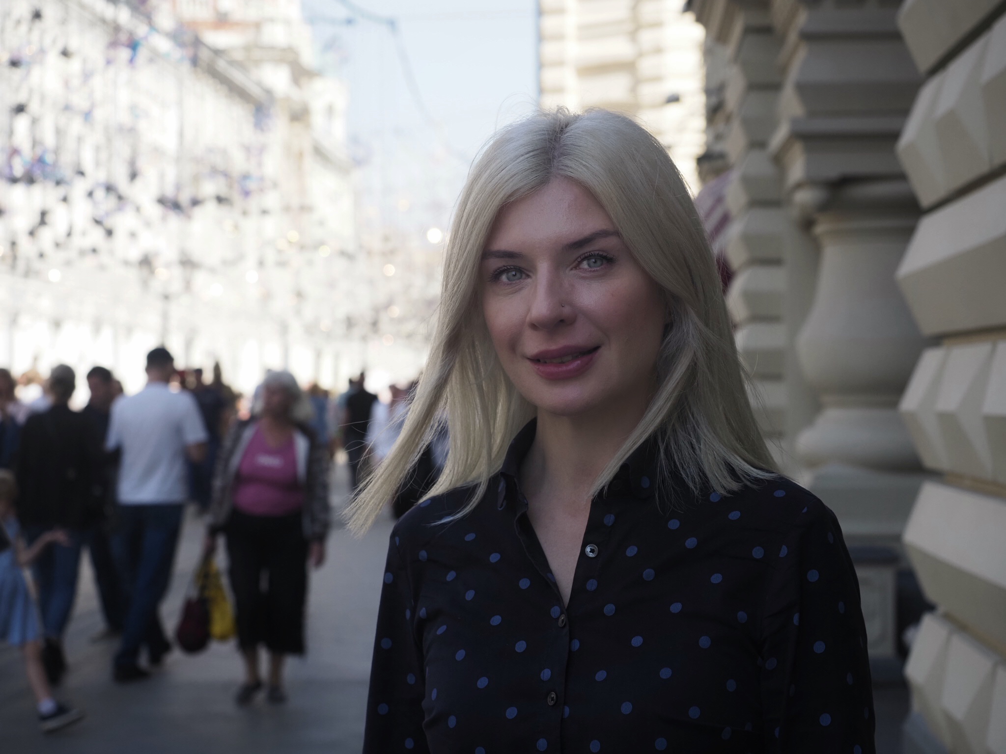 Лучший гид столицы Алеся Денькова- Герасимова ежедневно рассказывает об истории Москвы ее гостям