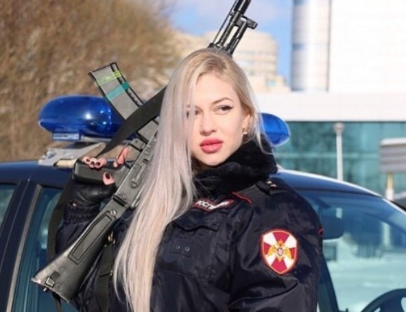 Победительница фотоконкурса «Краса Росгвардии» Анна Храмцова