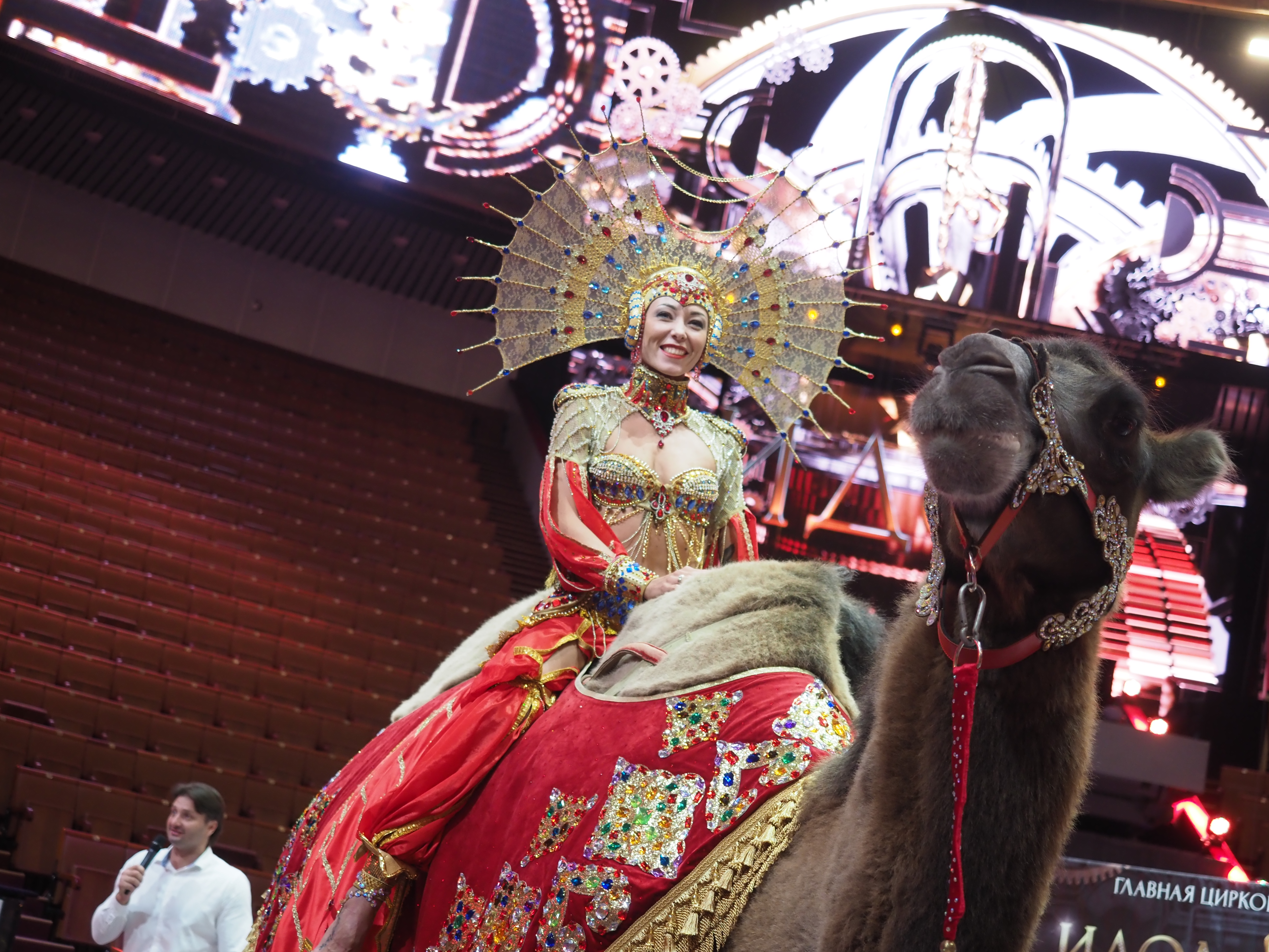 Пресс-конференция, посвященная открытию циркового фестиваля «Идол» в Большом московском цирке на проспекте Вернадского