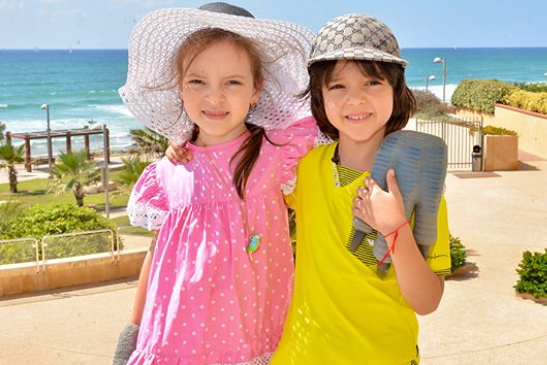 Дети Филиппа Киркорова Алла-Виктория и Мартин 