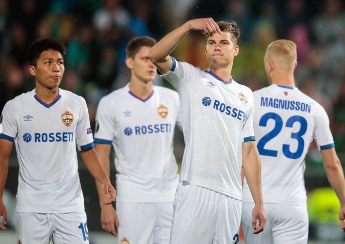 ФК ЦСКА уступил болгарскому «Лудогорцу» в матче Лиги Европы