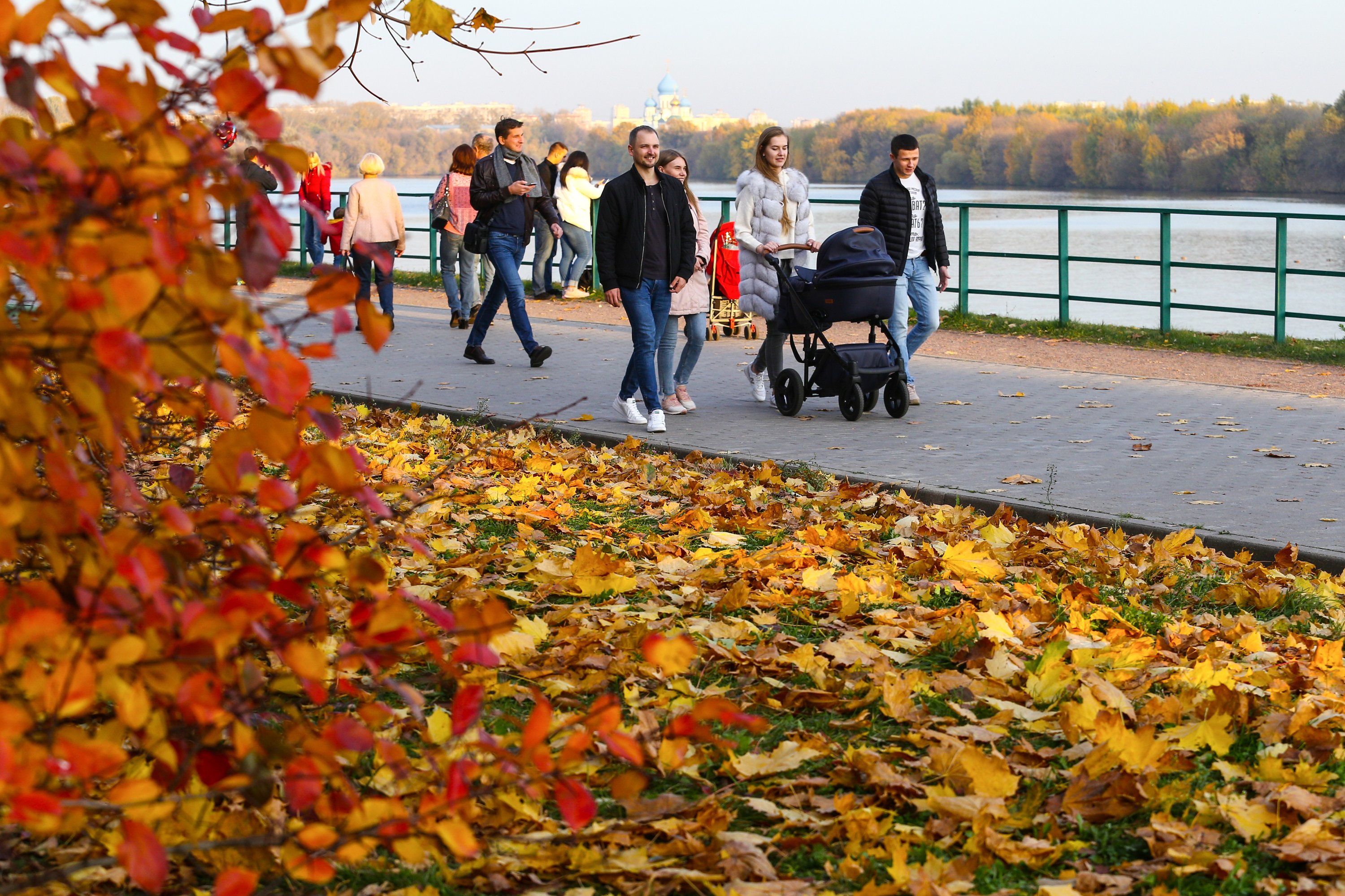 Москвичей ожидают теплые выходные 