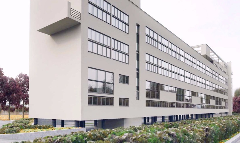 Завершена реставрация прачечной Дома Наркомфина на Новинском бульваре