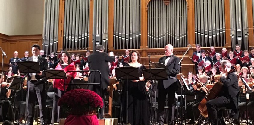 Музыкальный вечер в Большом зале Московской консерватории