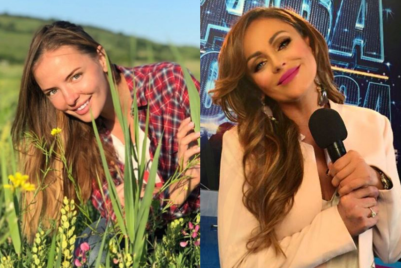 Утверждалось, что образ самой Юлии Началовой (справа) на экране воплотит актриса Марина Орлова (слева)