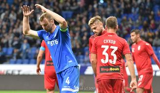 Московское «Динамо» сыграло вничью с «Уфой» в матче чемпионата России по футболу