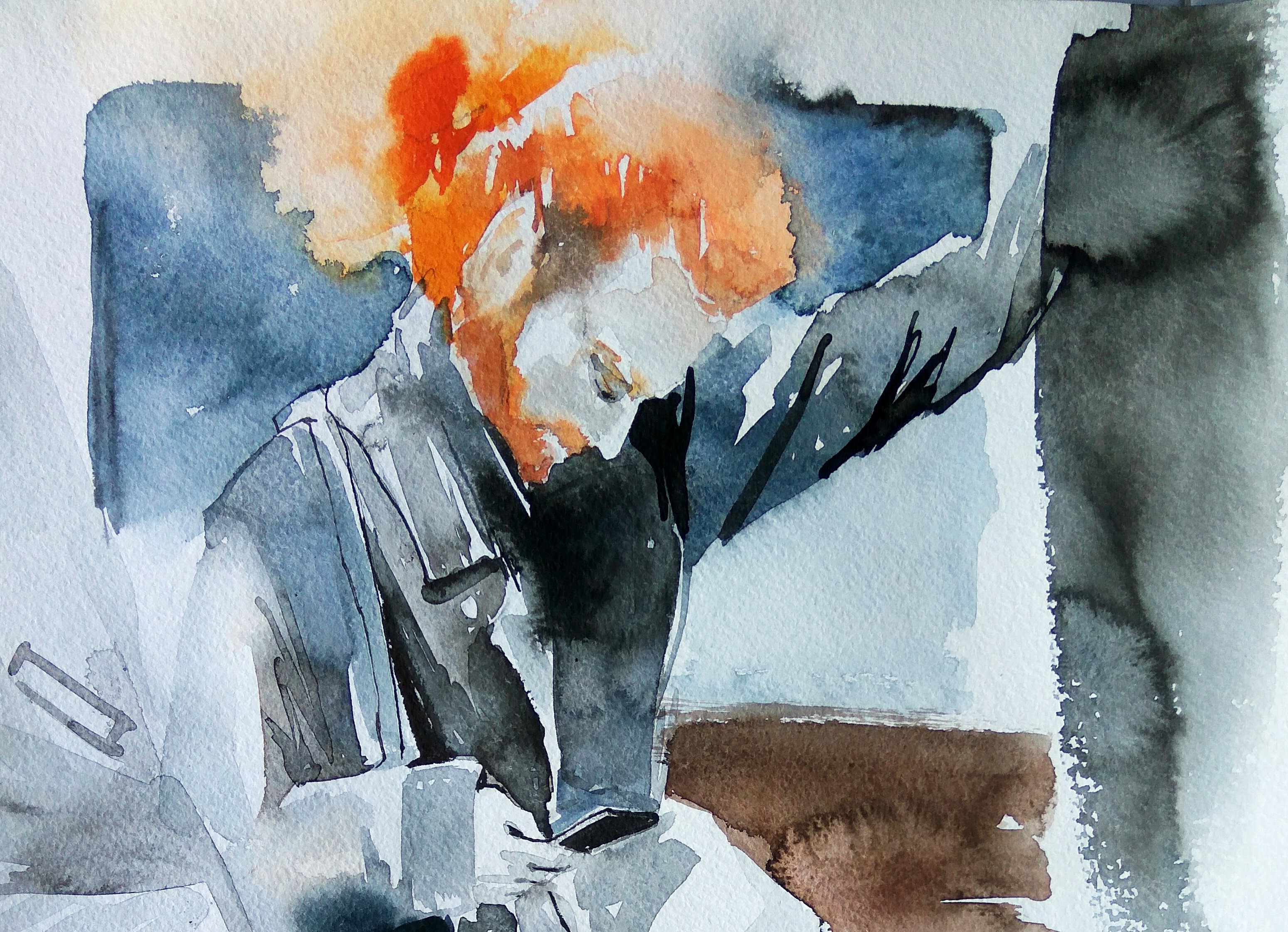 «Рыжий» — фрагмент работы московской художницы Екатерины Сысоевой