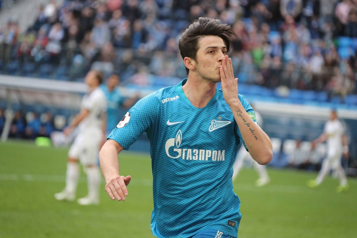 Бранислав Иванович забил первый гол в матче с "Уралом" 