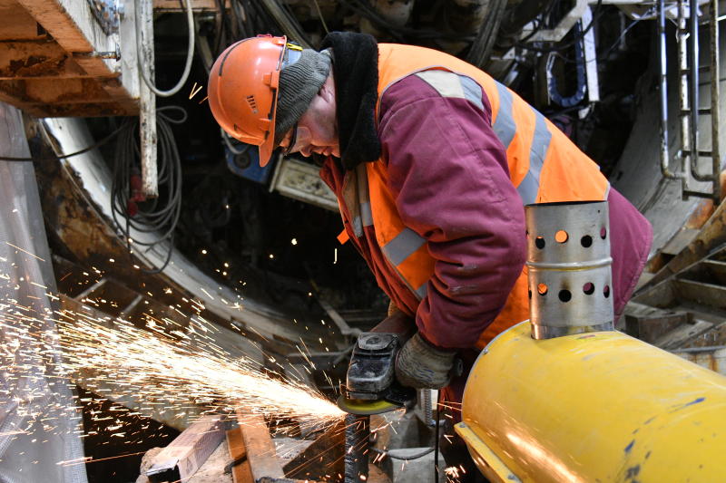 Строительные работы на станции «Нижегородская» завершатся к концу года