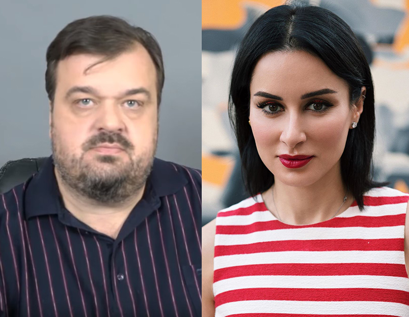 Василий Уткин и Тина Канделаки