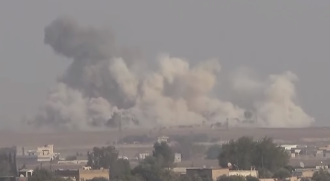 Обстрел происходил в городах Рас-эль-Айн, Телль-Абъяд, Камышли и Дарбасия