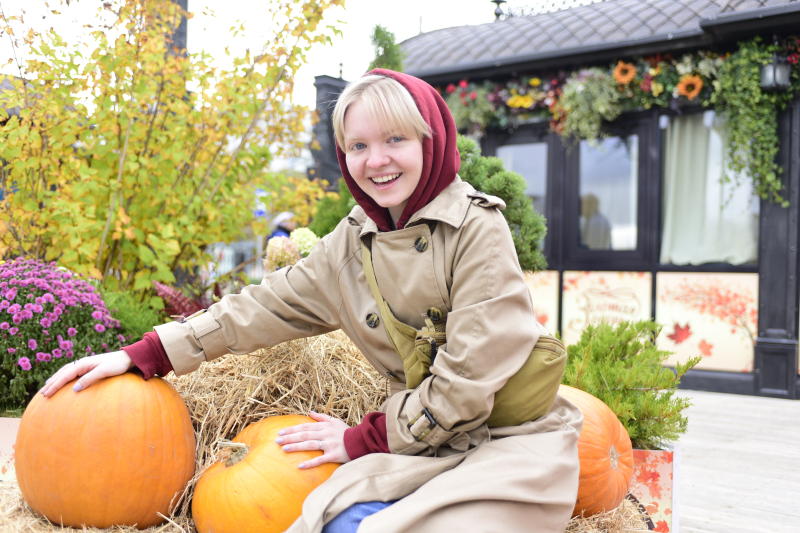 Фестиваль «Золотая осень» на Ореховом бульваре. На фото: Дарья Шуленина