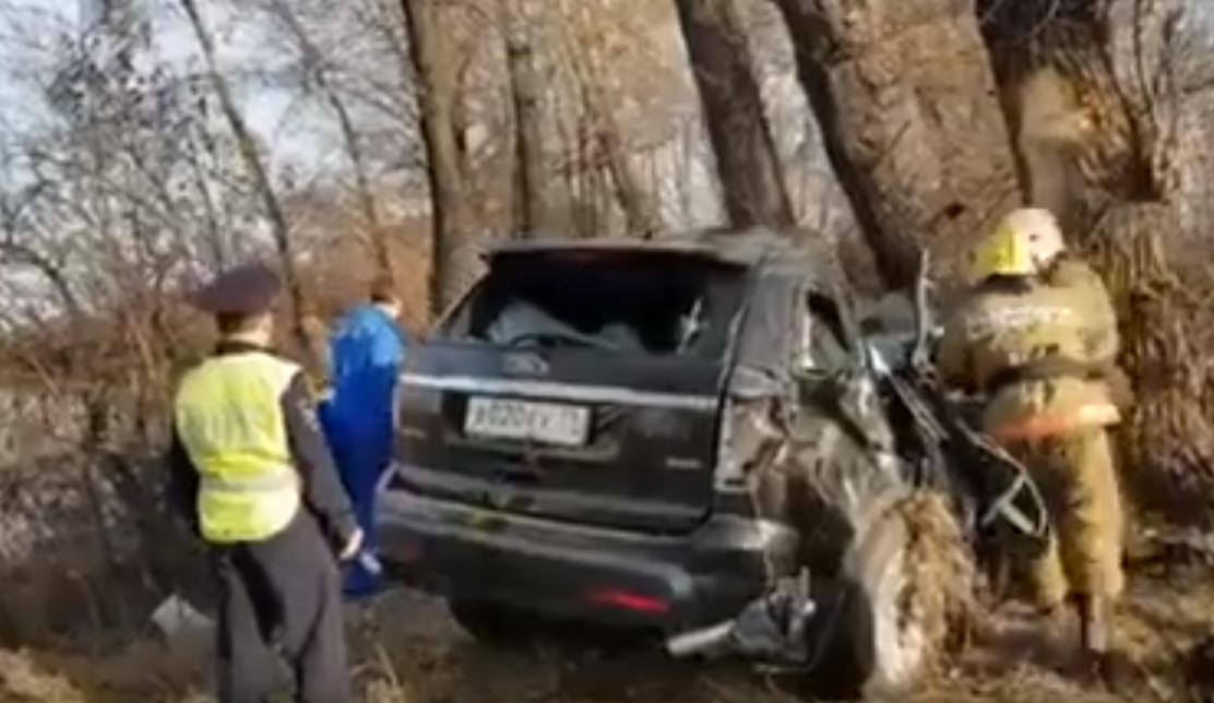 Видео с места гибели главы Абакана в ДТП появилось в Сети