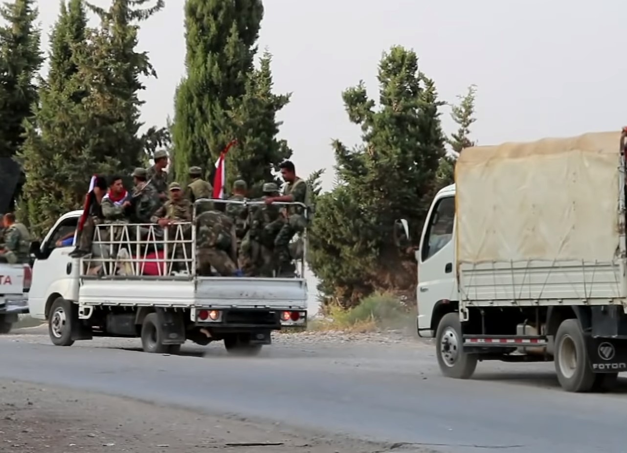Опубликовано видео встречи сирийских солдат с военными США