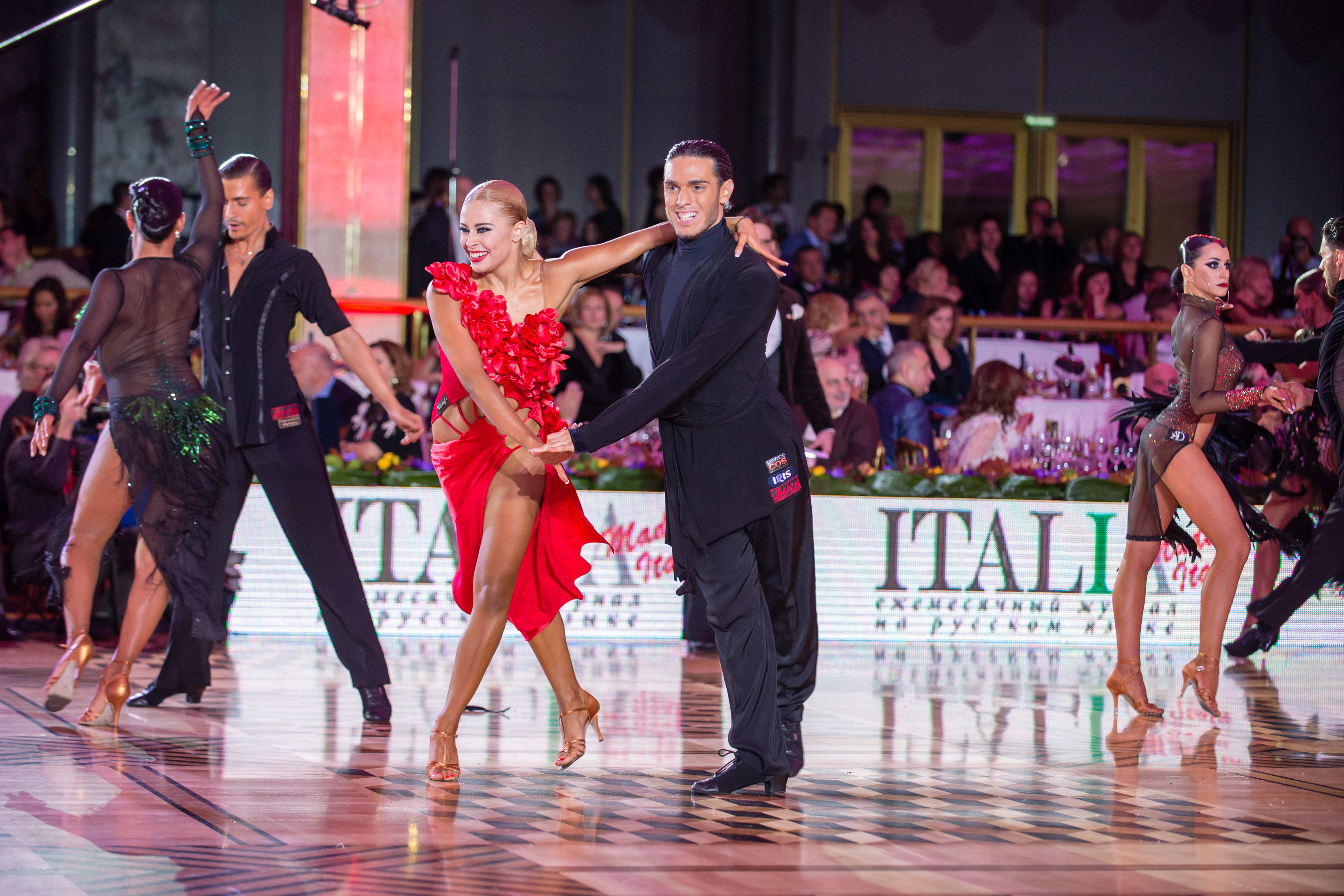 Танцоры Андреа Паломба и Любина Кузнецова, Италия