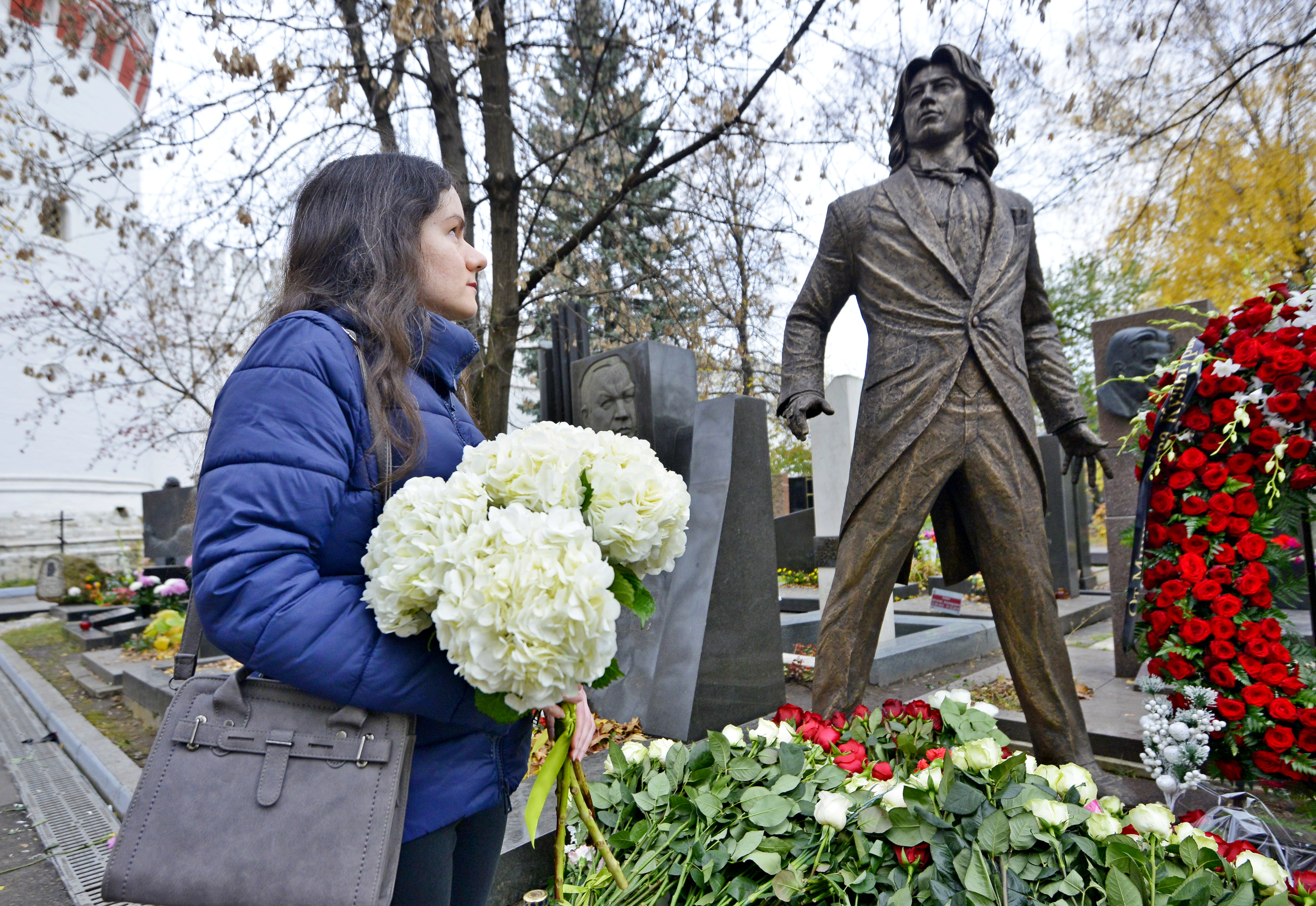 Могила Хворостовского На Новодевичьем Кладбище Сегодня Фото