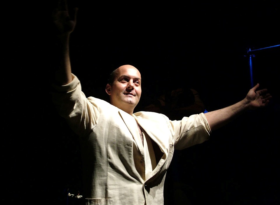 Вячеслав Гришечкин в спектакле в Театре на Юго-Западе 