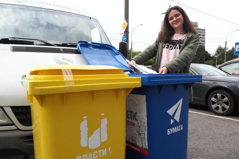 Экомобиль для сбора мусора на переработку