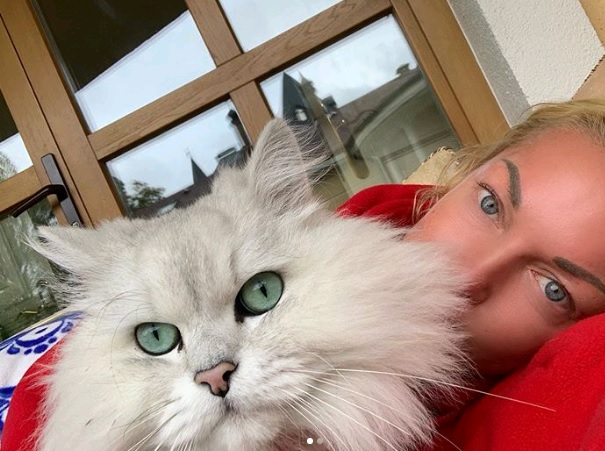 Волочкова приобрела себе домашнего питомца породы сервал