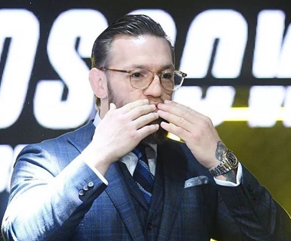 Макгрегор обменялся комплиментами со своим любимым футболистом