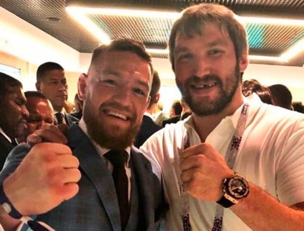 Конор Макгрегор назвал Александра Овечкина прекрасным человеком и игроком