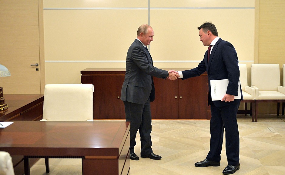 Андрей Воробьев рассказал Владимиру Путину о последних достижениях региона 