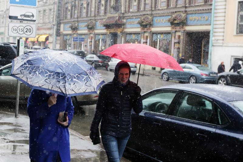 До 13 сантиметров снега может выпасть в Москве к 1 апреля