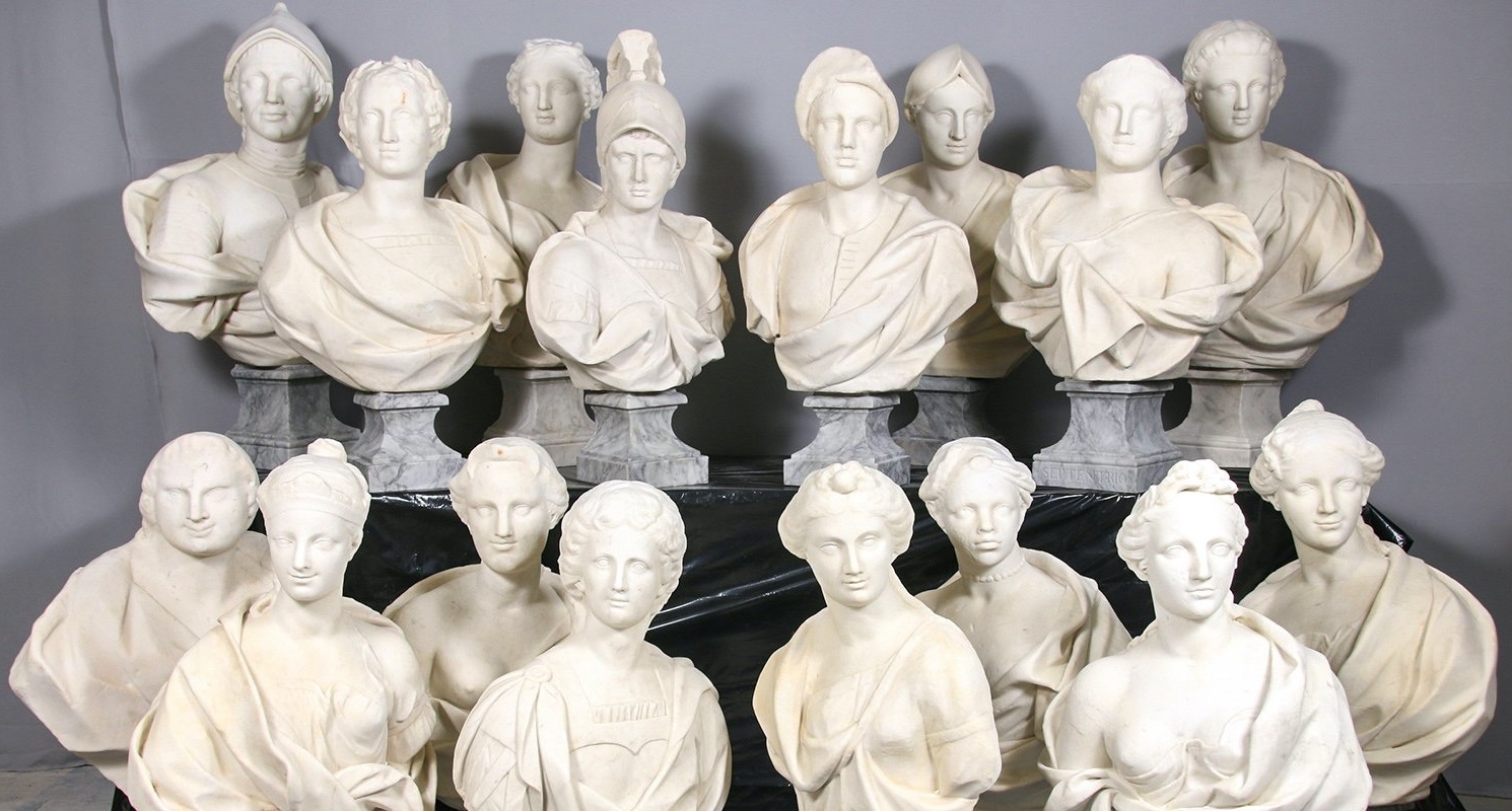 Завершилась реставрация старинных бюстов музея-усадьбы «Кусково»