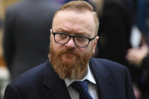 Депутат Государственной думы РФ Виталий Милонов перед началом XXVI Международных Рождественских чтений в Совете Федерации в Москве