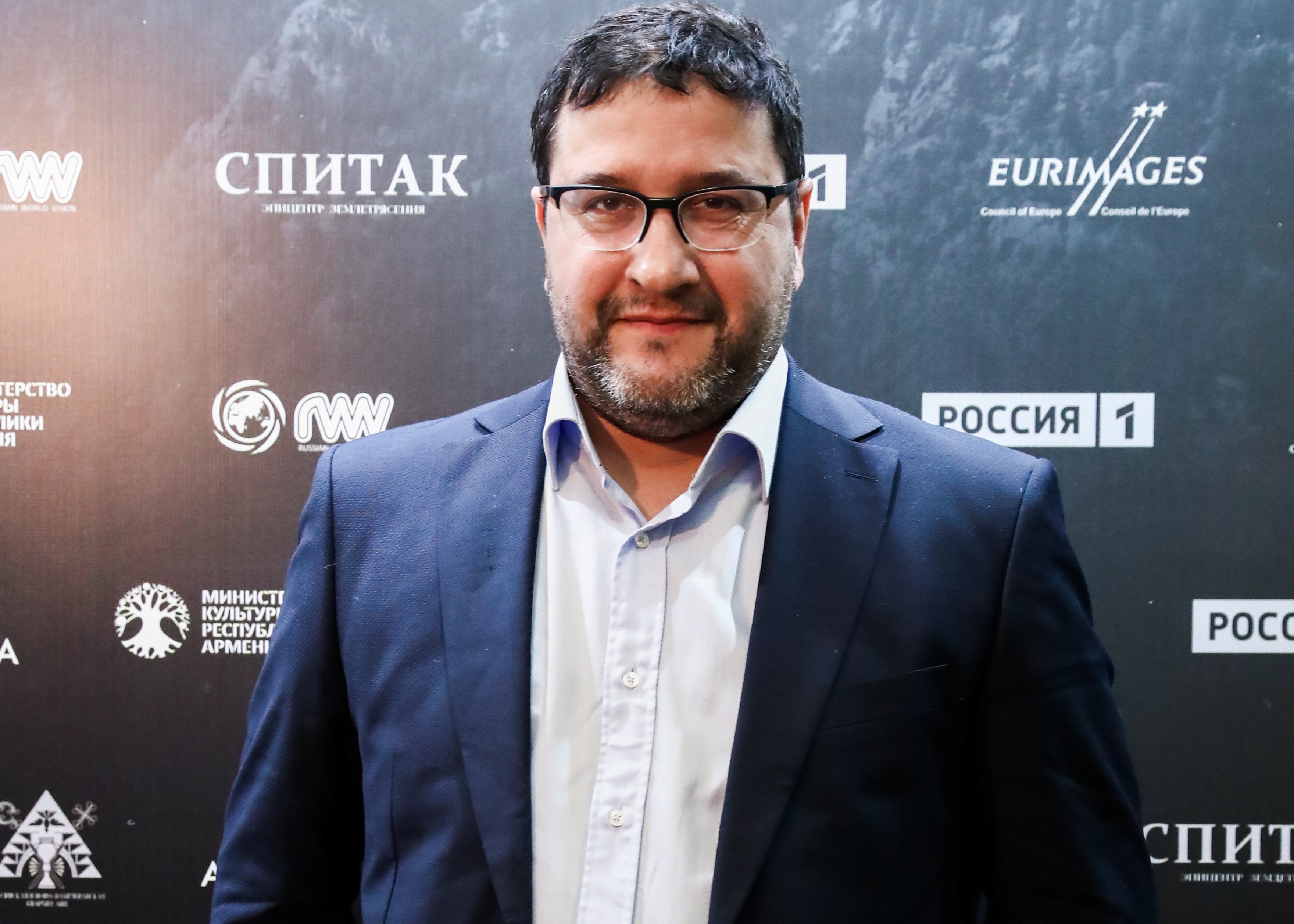 Режиссер Александр Котт на церемонии вручения Национальной премии в области кинематографии «Золотой Орел» на студии «Мосфильм»