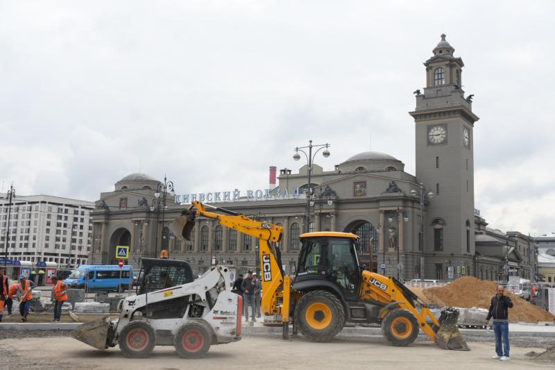 Благоустройство площади Киевского вокзала