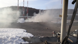 В настоящее время пламя локализовано на площади 200 квадратных метров