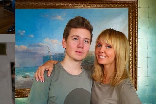 Певица Валерия с сыном Артемием