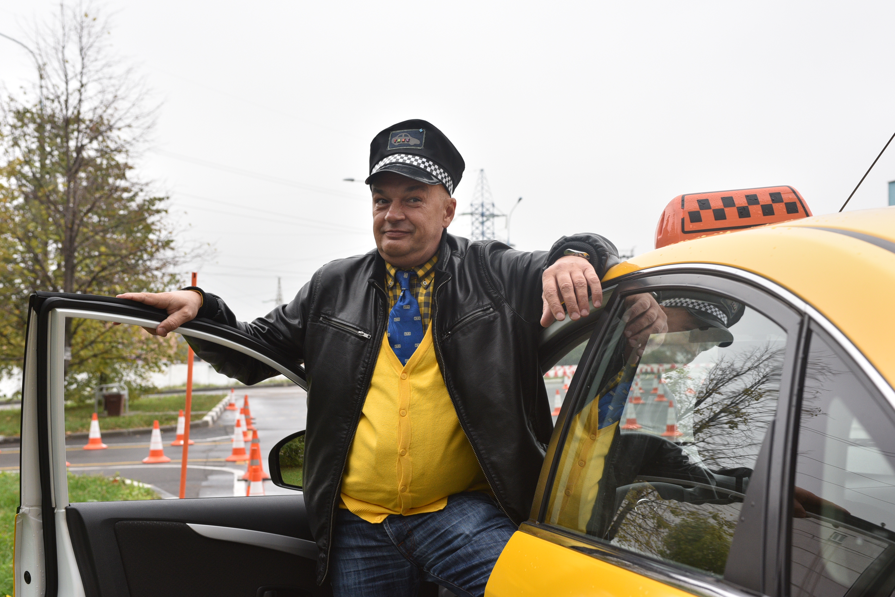 Участник регионального этапа конкурса «Лучший водитель такси» Вадим Денисенко
