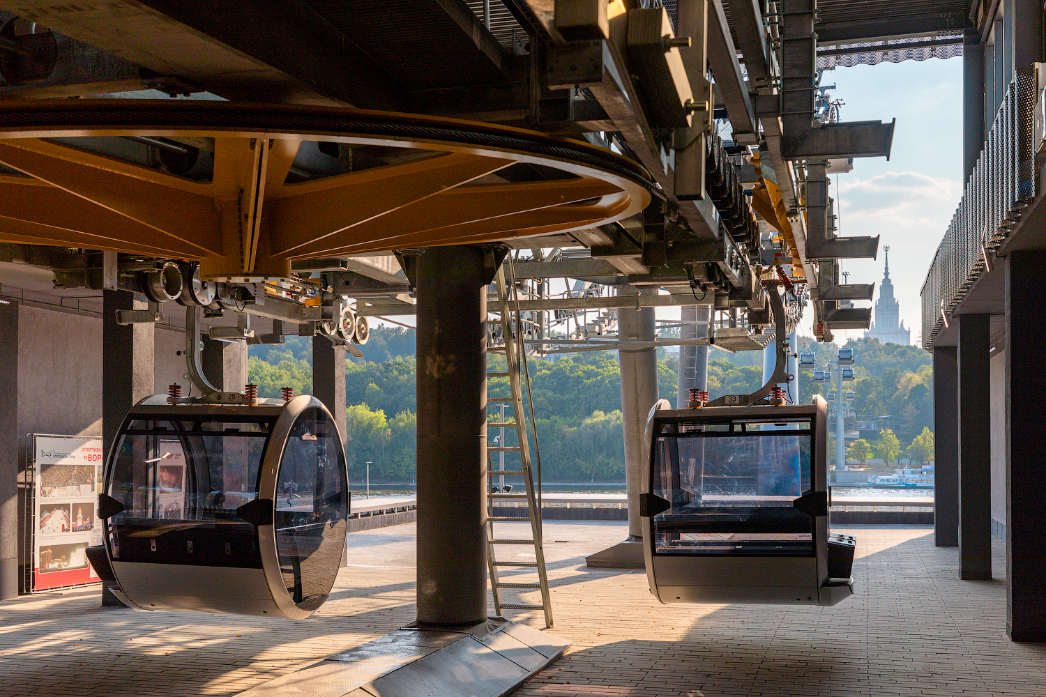 Московская канатная дорога закрылась до 14 ноября