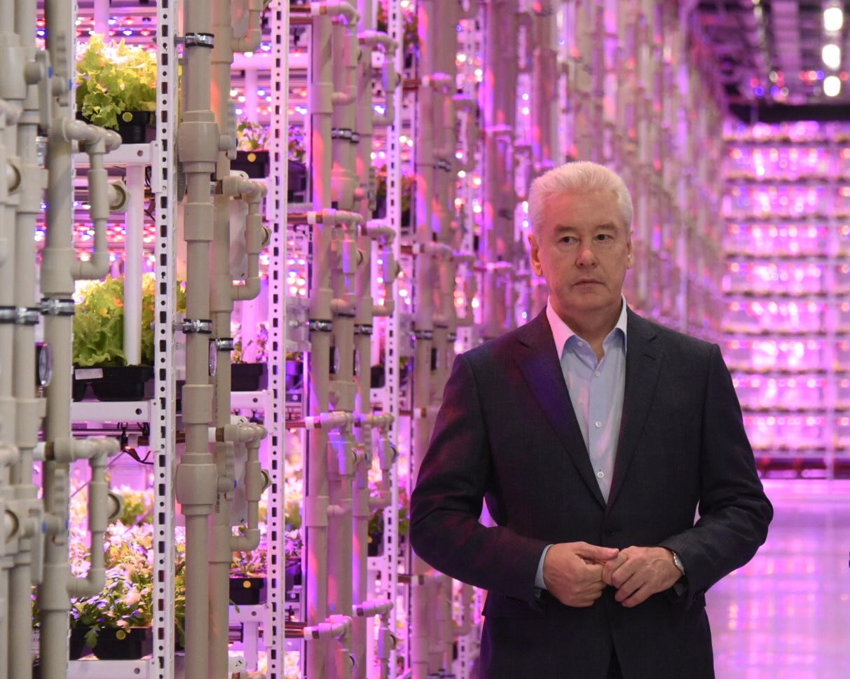 Мэр Москвы Сергей Собянин посетил городскую ферму