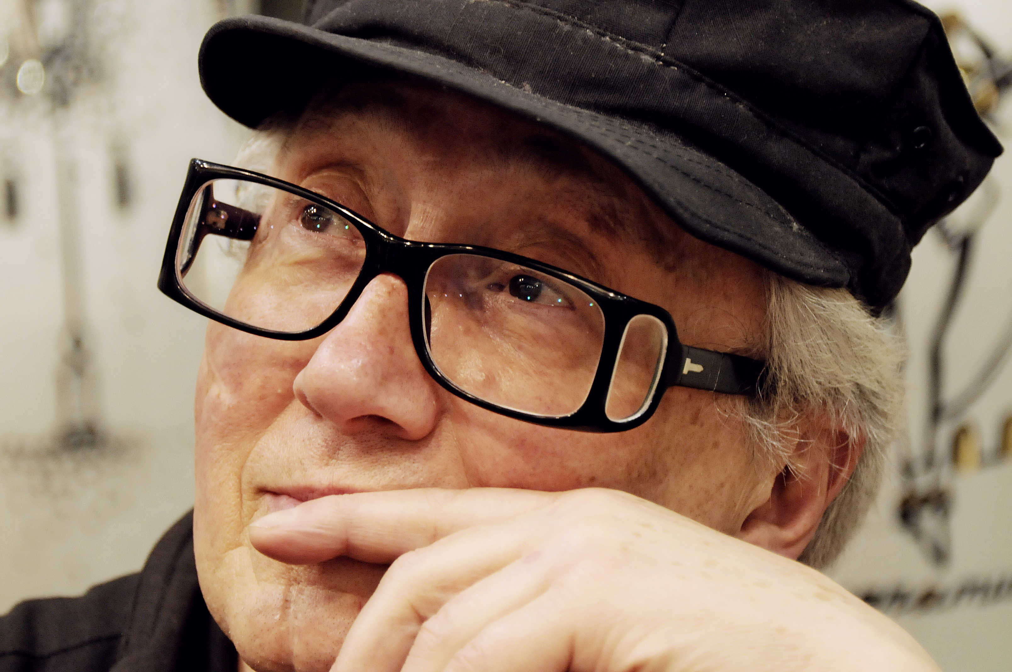 Михаил Шемякин на пресс-показе авторской коллекции в Галерее современного фарфора