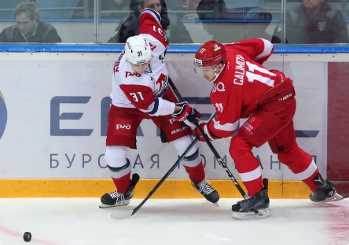 «Спартак» обыграл «Локомотив» в матче чемпионата КХЛ