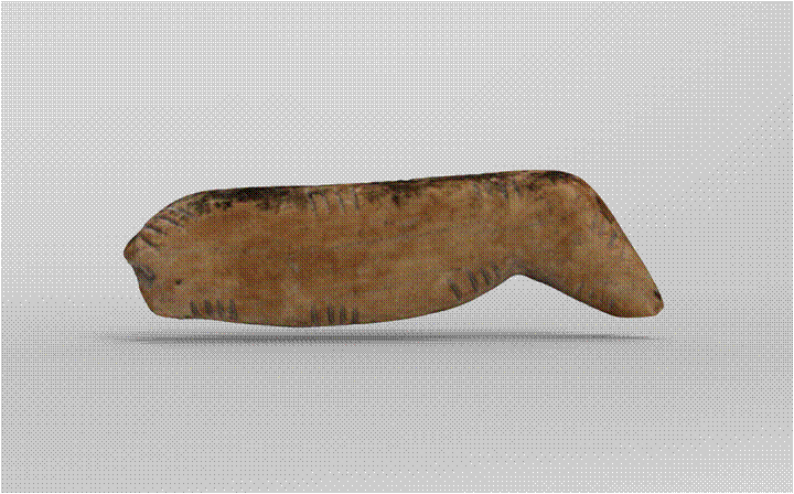 Фигурка льва, найденная в Денисовой пещере