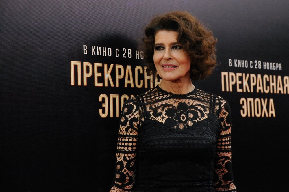 Французская актриса Фанни Ардан в Государственной Третьяковской галерее перед премьерой фильма «Прекрасная эпоха»