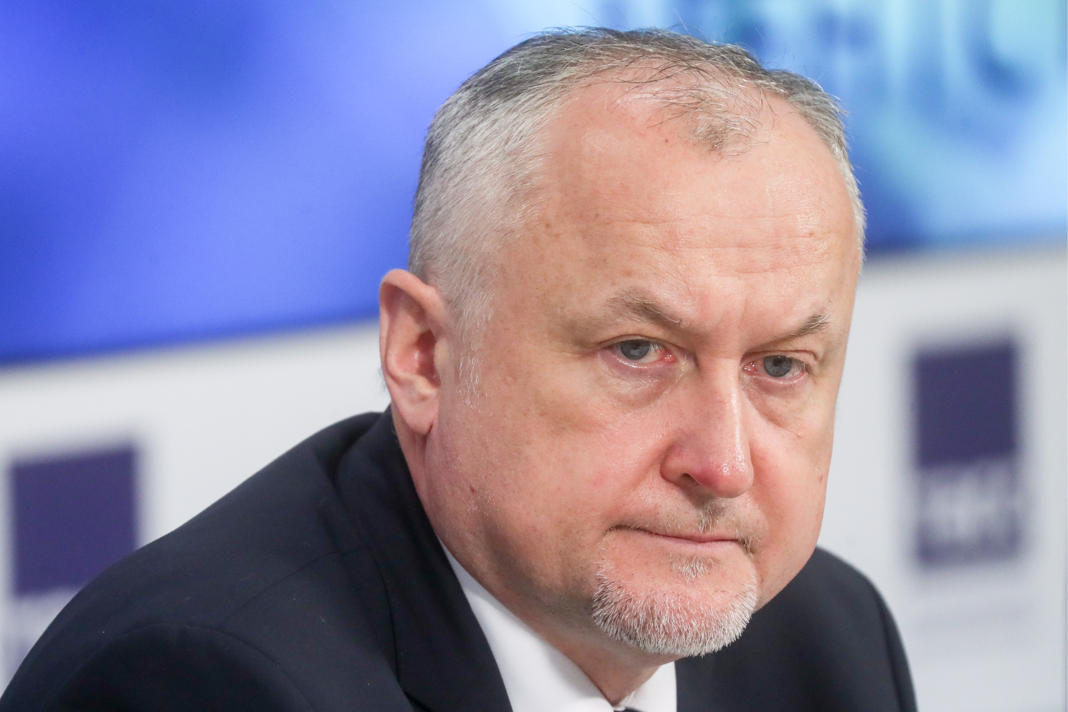 Генеральный директор Российского антидопингового агентства РУСАДА Юрий Ганус во время пресс-конференции, посвященной вопросу восстановления статуса РУСАДА
