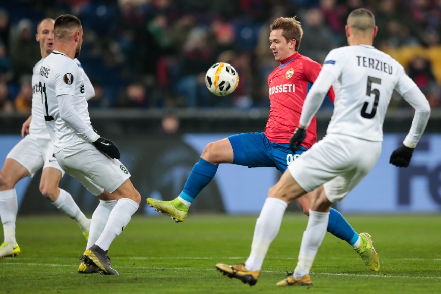 ЦСКА потерял шансы на выход в плей-офф Лиги Европы