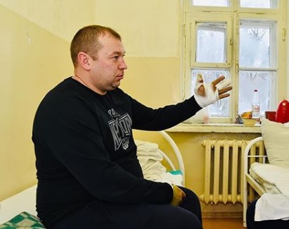 Пострадавший при задержании стрелка росгвардеец Михаил Немтинов получил похвалу главы региона