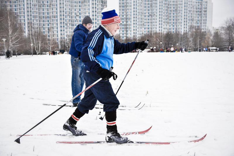 Интерактивную карту лыжней и катков создали для участников «Московского долголетия»