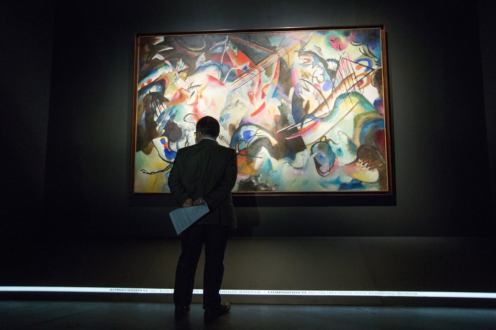 Работа Василия Кандинского «Композиция VI». Собрание русского авангарда в Новой Третьяковке во многом создано при его участии 