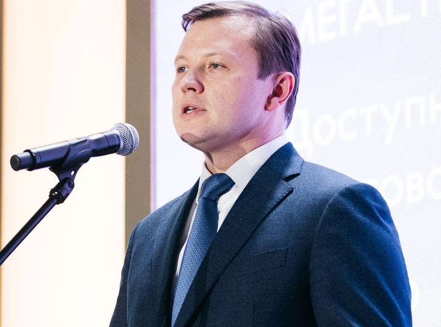 Заместитель мэра Москвы по вопросам экономической политики и имущественно-земельных отношений Владимир Ефимов на награждении лауреатов Премии Рунета