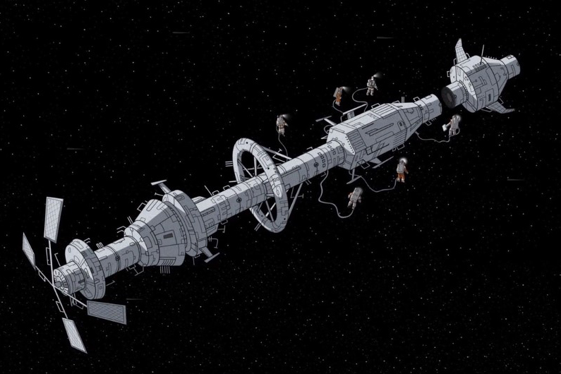 «Он не может жить без космоса» — 16-минутный анимационный фильм