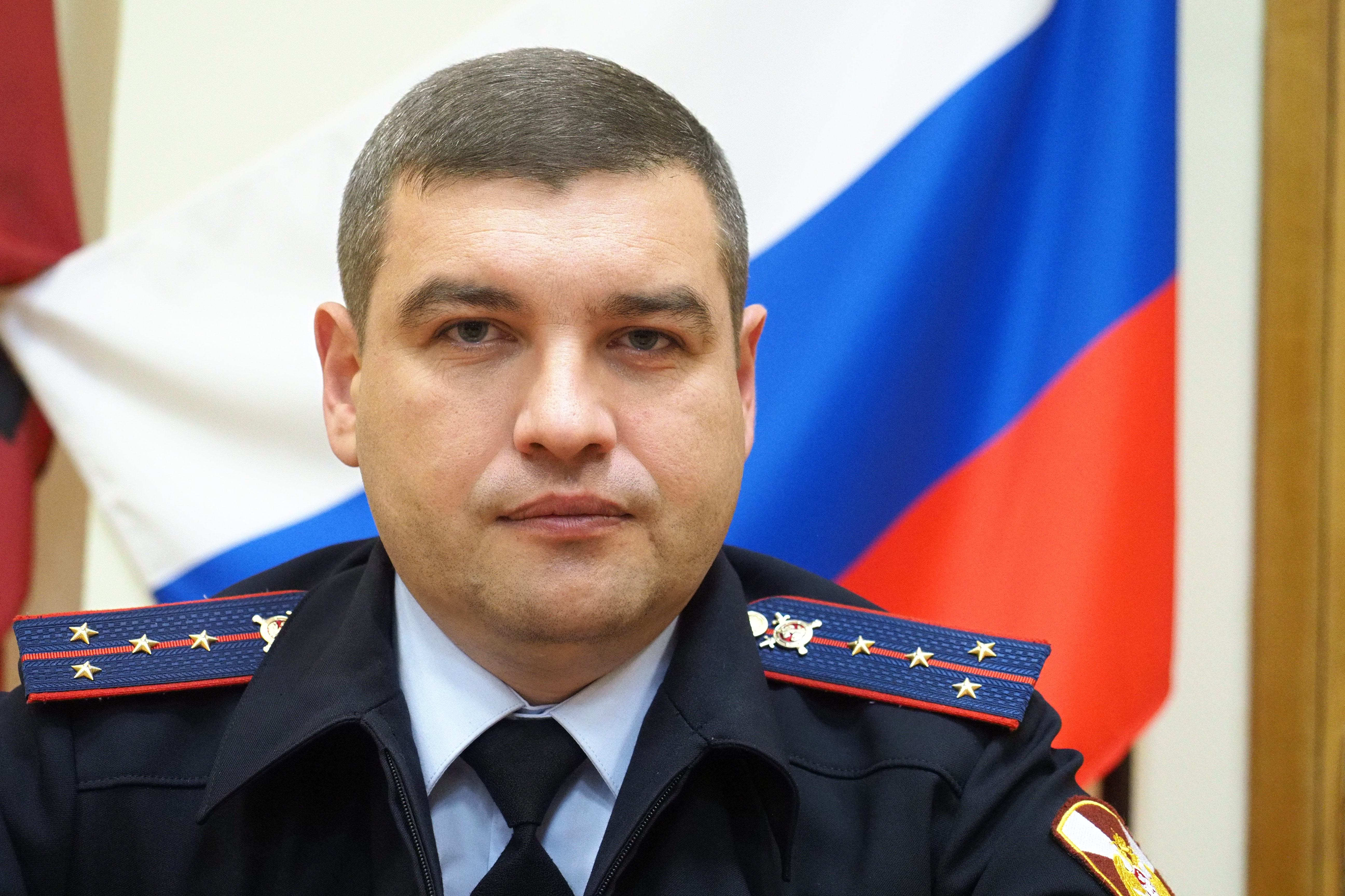 Капитан полиции Сергей Липатов