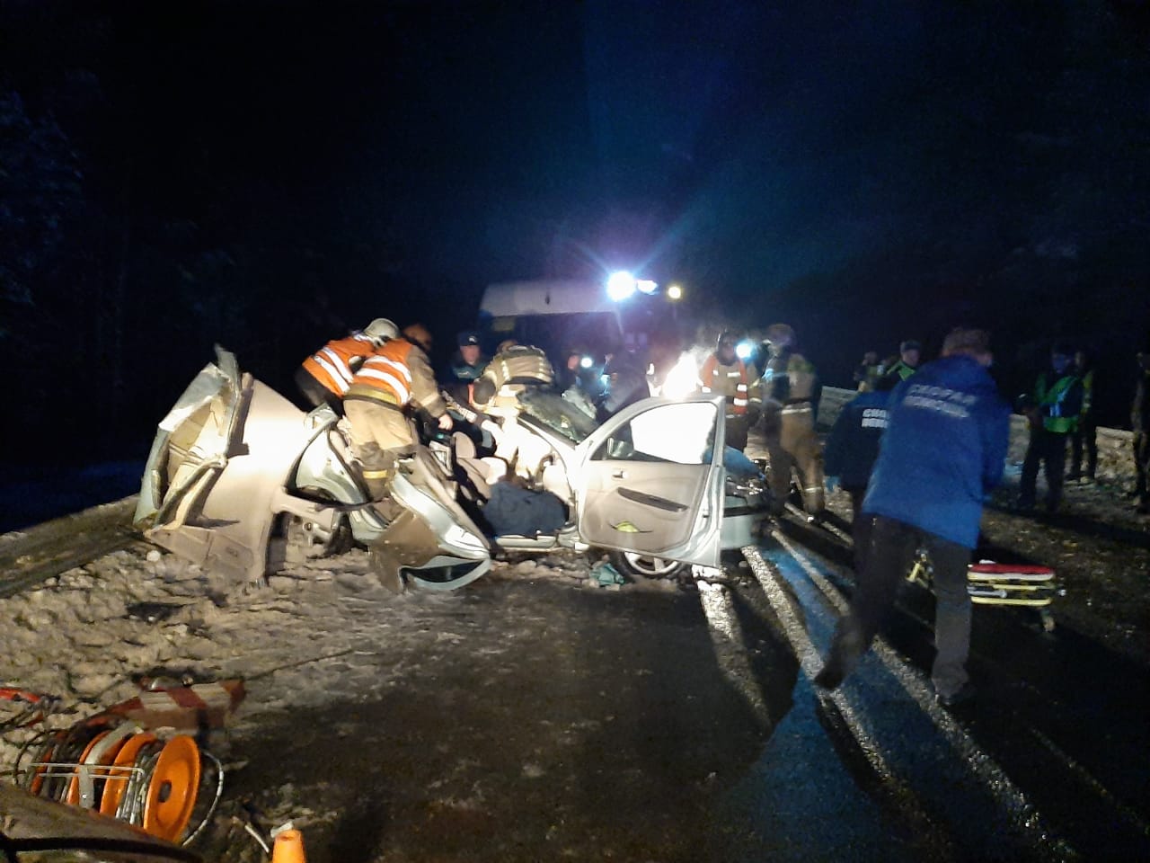 Более 10 человек пострадали в ДТП с автобусом в Карелии