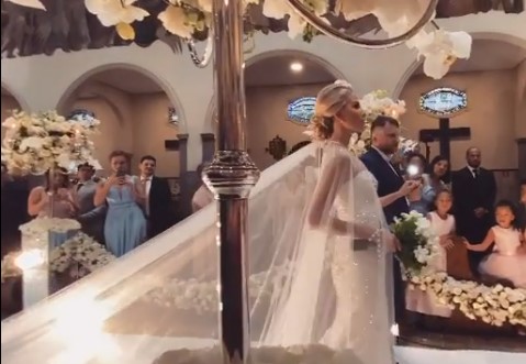 Российская модель обвенчалась с экс-футболистом «Спартака»